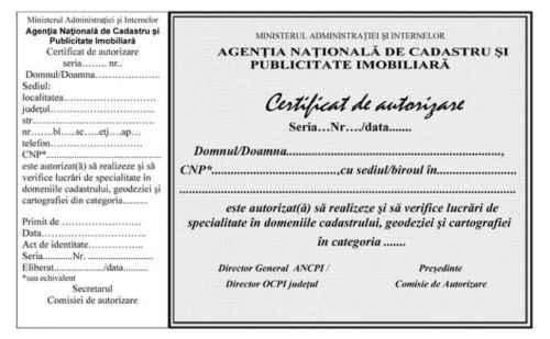 Softuri pentru autorizare ANCPI