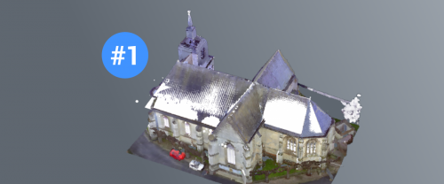 Nor de Puncte către un model BIM - Modelarea unei biserici - Exteriorul
