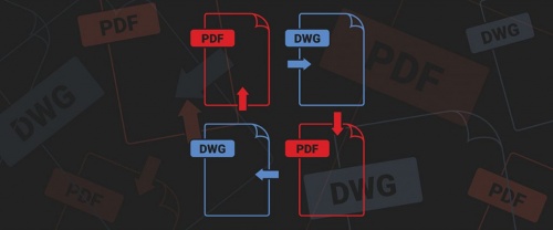 Conversia între PDF și .dwg în BricsCAD